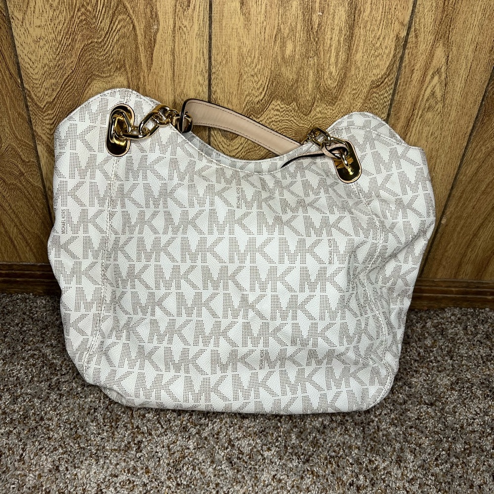 Michael Kors natural colored shoulder bag